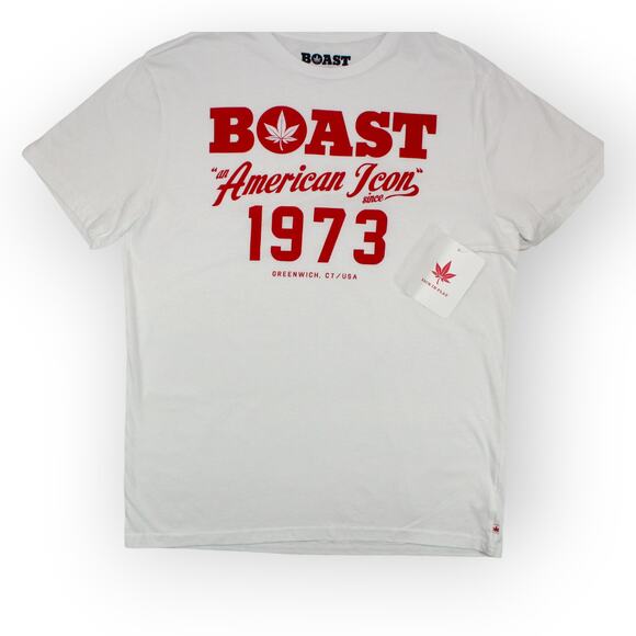 NEW BOAST T-Shirt (M) American Icon 1973 Greenwich CT USA Tennis - Picture 8 of 8